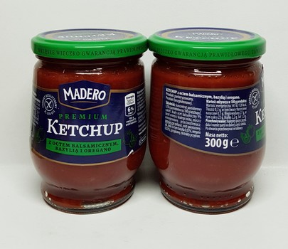 Кетчуп Madero Premium Ketchup (оцет бальзамічний, базилік, орегано) 300 г