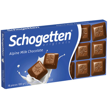 Шоколад Schogetten, Alpine Milk Chocolate, 100 г