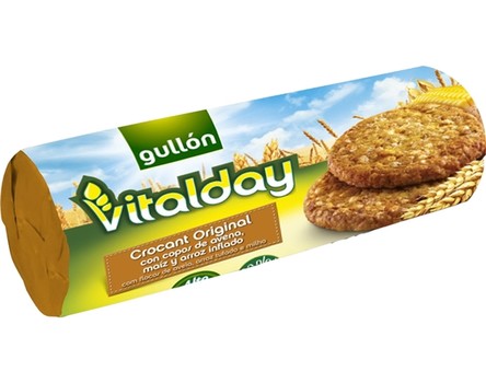 Печиво GULLON tube Vitalday, Crocant Original, 265г