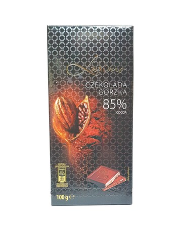 Шоколад  LUXIMO Premium 85% какао, чорний з шматками какао бобів , 100 г