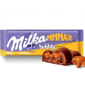 Шоколад Milka Bubbly Caramel, 250 г