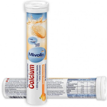 Вітаміни MIVOLIS, Calcium, 20 шт/82г