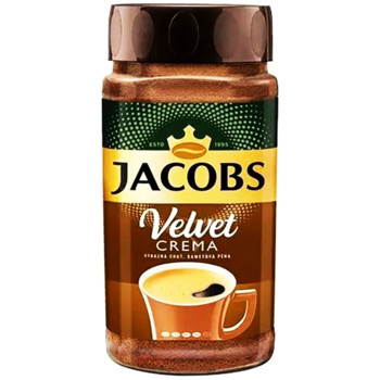 Кофе  Jacobs Velvet , 200 г . растворимий