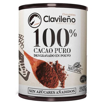 Какао 100%  Clavileno, Cacao Puro, Natural (без цукру та глютену) 250г