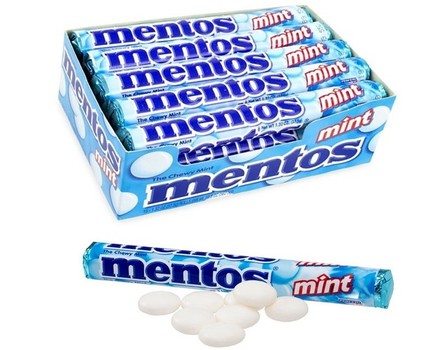Драже жувальні Mentos mint (мята) 38 г