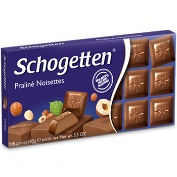 Шоколад Shogetten, Praline Noisettes, 100 г
