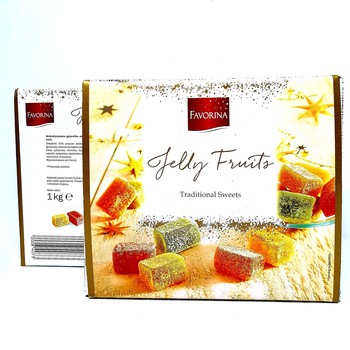 Мармеладні цукерки Favorina, Jelly Fruits 1 кг.