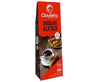 Горячий шоколад Clavileno, Cacao a la Taza 400 г. (без глютена)