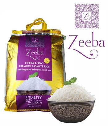 Рис Басматі ZEEBA, Premium Basmati Rice, 1 кг