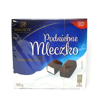 Цукери "Пташине молоко" з ВЕРШКОВИМ смаком, Magnetic Podniebne Mleczko, 380 г