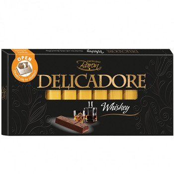 Шоколад Delicadore Виски 200 г (черный)