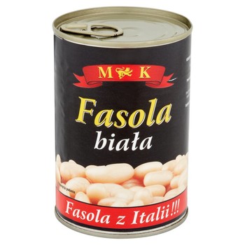 Квасоля консервовона біла  MK, Fasola Biala, 400 г.