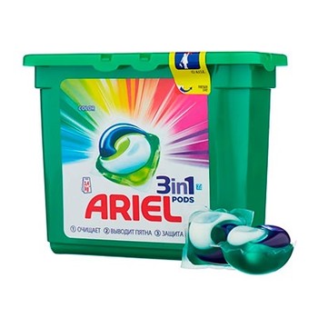 Капсули для прання ARIEL All in1 PODS, Color (для кольорових речей), 476г. (20 капсул).
