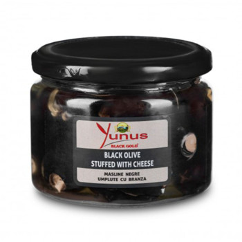 Маслини чорні Yunus,  фаршировані сиром, 290 г