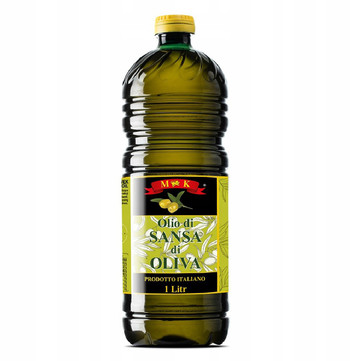 Олія оливкова для жарки, MK Olio di Sansa di oliva, 1 л