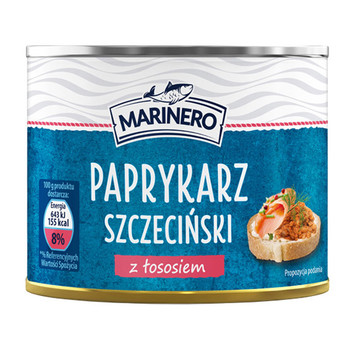 Щецинський Паприкаж з Лососем Marinero, Paprykarz Szczeciński z łososiem, 330 г