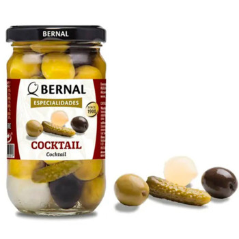 Оливки Bernal Especialidades, Coctail (коктейльні), 300 г