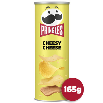 Чіпси Прінглс Сирний Сир, Pringles Cheesy Cheese, 165 г.