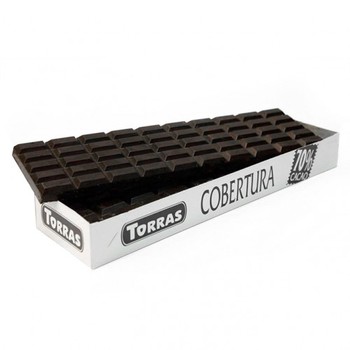 Шоколад чорний TORRAS Cobertura Fondante, (без глютену), 70% какао, 900 г