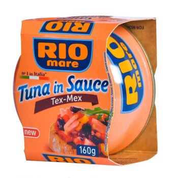 Салат з тунця Rio Mare Tuna in Sauce Tex-Mex, 160 г.