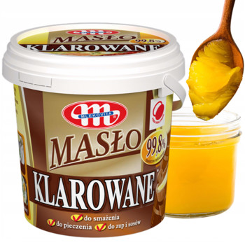 Масло топлене ГХІ, Mlekovita, Maslo KLAROVANE 99.8% молочного жиру, 500 г