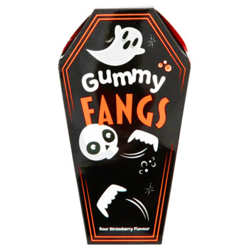 Жувальні щелепи, (Клики вампіра)  Жувальні цукерки Gummy Fangs Halloween 125г.