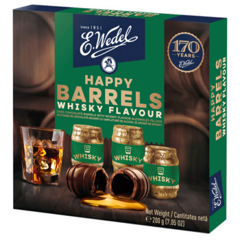 Цукерки E.Wedel Happy Barrels Whisky Flavor, 200г