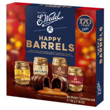 Цукерки E.Wedel Happy Barrels Classik, 200г