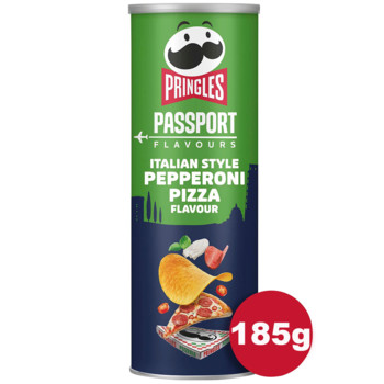 Чіпси Pringles Passport Italian Style Papperoni Pizza flavour 185г