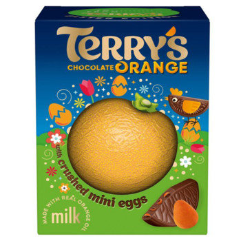 Шоколадний Апельсин Пасхальний, Terry's Chocolate Orange With Crushed Mini Eggs, 152г