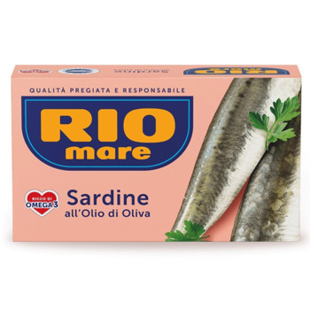 Сардинки в оливковій олії Rio mare Sardine all Olio di Oliva, 120г