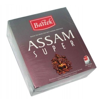 Чай Bastek в пакетиках, Assam Super (100 пак. по 2 г.)