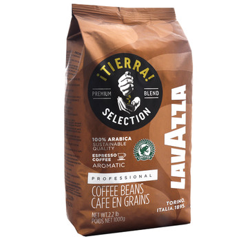 Кофе Lavazza Tierra Seltction/ 100% Arabica, 1 кг., зерно