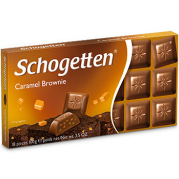 Шоколад Shogetten, Caramel Brownie, 100 г