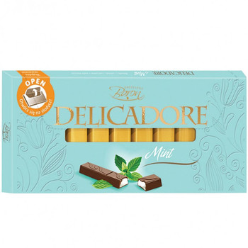 Шоколад Delicadore мята 200 г (черный)