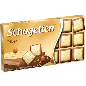 Шоколад Schogetten Trilogia, 100 г