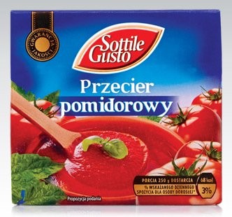 Паста томатна Sottile Gusto, Przecier Pomidorowy, 500 г