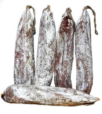 Ковбаса Fuet Exstra з білою пліснявою, з індичого мяса, сировялена , 300 г