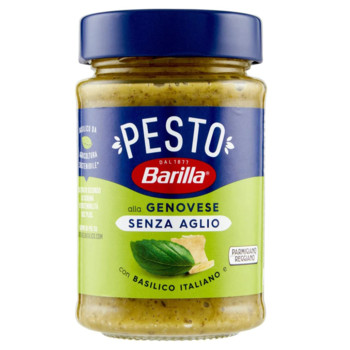 Соус Песто (без часнику) Barilla Pesto alla Genovese sensa aglio con Basilico Italiano, 190г