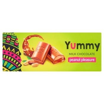 Шоколад Yummy Peanut pleasur, 255 г