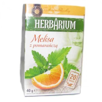 Чай Herbarium Melisa z pomarancza, ( Меліса та апельсин ) 20 пакетів, 40 г.