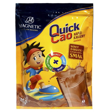 Какао напій дитячий, вітамінізований Quick Cao 500 г