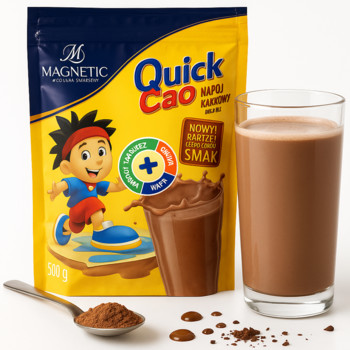 Какао напій дитячий, вітамінізований Quick Cao Magnetic 500 г