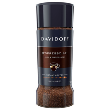 Кава  Розчинна Davidoff Espresso 57 intense (100% Арабіка) 100 г