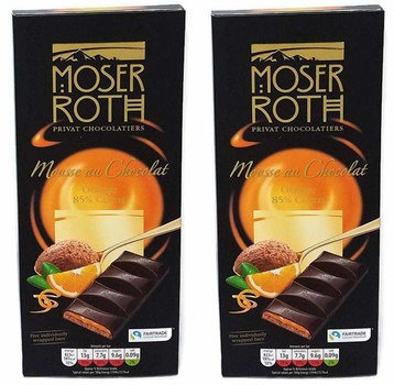 Шоколад Moser Roth Mousse au Chocolat ORANGE 187.5 г