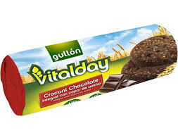 Печиво GULLON tube Vitalday, з шоколадними крихтами, 280г
