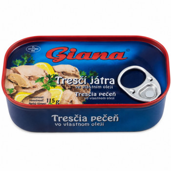 Печінка Тріски Giana Tresci Jatra 115 г