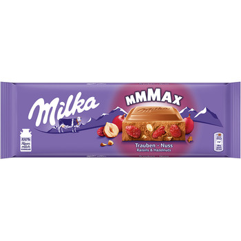 Шоколад Milka Raaisins & Hazelnuts , 270 г