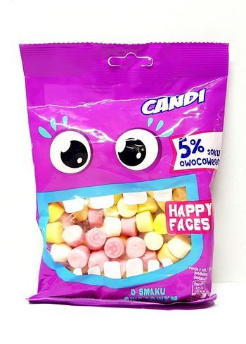 Желейні цукерки CANDI, HAPPY FACES, 200 г.