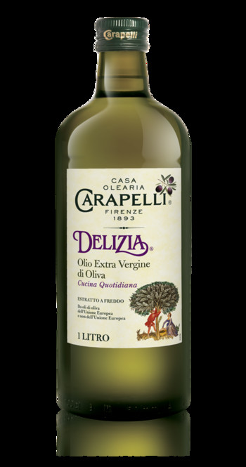 Олія оливкова ,  Carapelli Delizia Olio Extra Vergine di Oliva , 1 л.